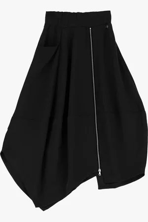 Imperial Falda midi con cremallera asimétrica
