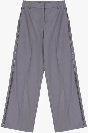 Imperial Pantalones amplios con detalles laterales
