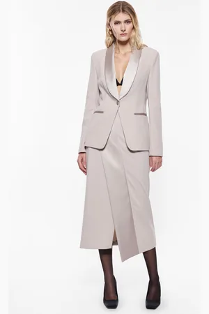 Imperial Falda midi asimétrica
