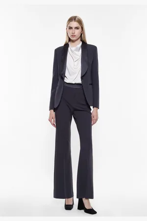 Imperial Pantalones acampanados con doble cierre