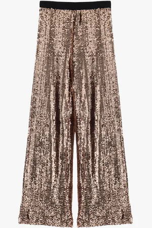 Imperial Pantalones anchos con lentejuelas