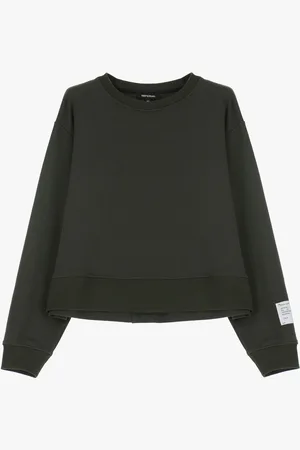 Imperial Sudadera cuello redondo con etiqueta contrastante