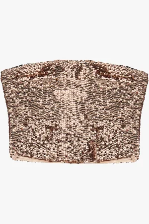 Imperial Top sin mangas con lentejuelas