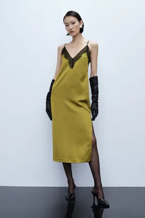 Imperial Vestido midi con detalles de encaje