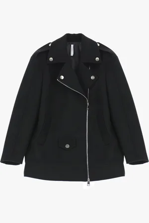 Imperial Chaqueta con cierre de cremallera asimétrica
