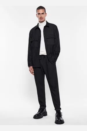 Imperial Pantalones a rayas con cordón