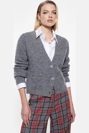 Imperial Cardigan de manga larga escote en v