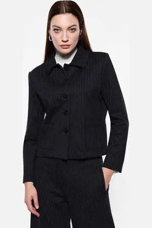 Imperial Chaqueta camisera de rayas diplomáticas con bolsillos