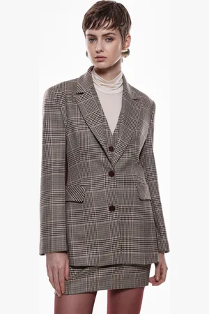 Imperial Blazer de cuadros con botones