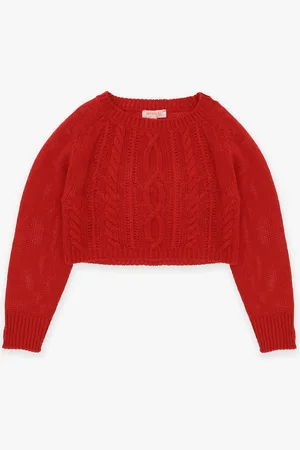 Imperial Jersey de niña cropped con ochos
