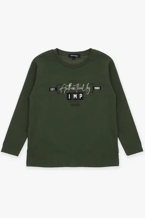 Imperial Jersey de niño de 100 % algodón con estampado en contraste