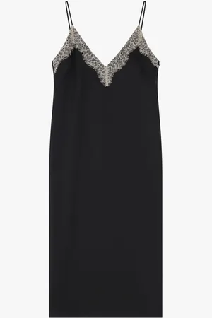 Imperial Vestido midi con detalles de encaje
