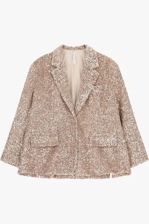 Imperial Blazer de lentejuelas con botones