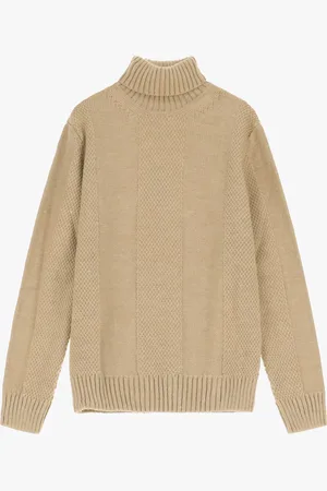 Imperial Suéter cuello alto mangas largas