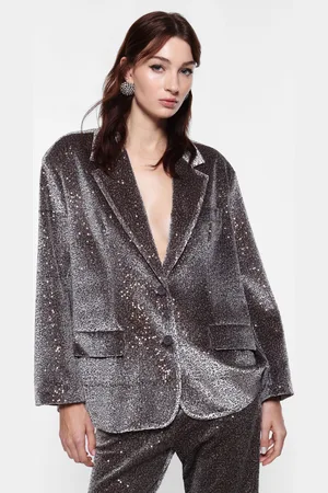 Imperial Blazer con lentejuelas y botones
