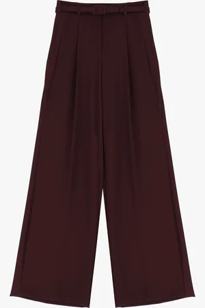 Imperial Pantalones anchos con cinturón ajustable