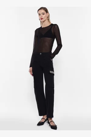 Imperial Pantalones cargo con cintura baja