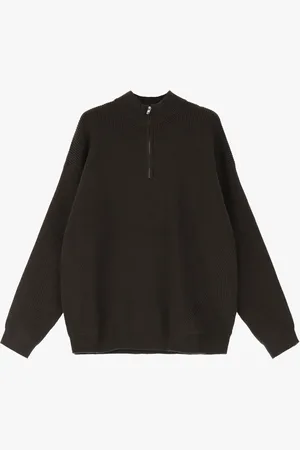 Imperial Suéter cuello alto con cremallera