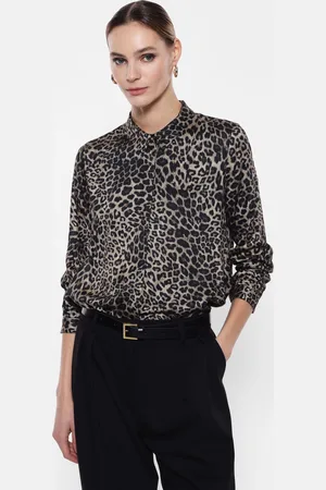 Imperial Camisa con estampado animal