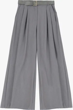 Imperial Pantalones anchos con cinturón ajustable