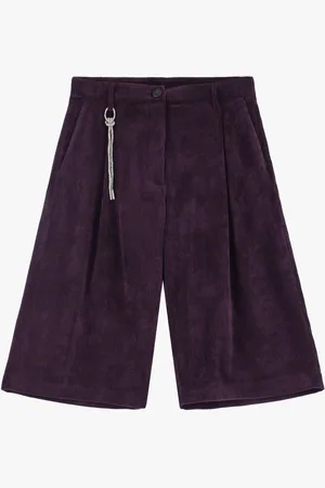 Imperial Bermudas de pana con parche
