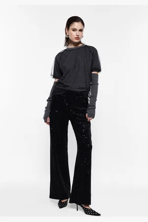 Imperial Pantalones de pierna de lentejuelas