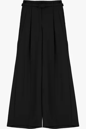 Imperial Pantalones anchos con cinturón ajustable