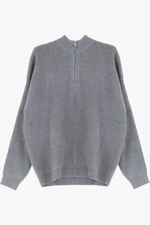 Imperial Suéter cuello alto con cremallera