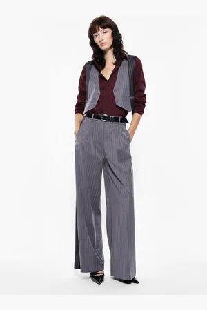 Imperial Pantalones de rayas anchos