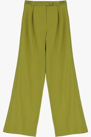 Imperial Pantalones anchos con cinturilla clásica