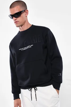 Imperial Sudadera cuello redondo estampado trasero