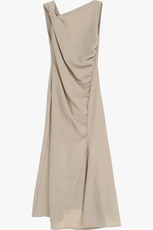 Imperial Vestido midi con escote asimétrico