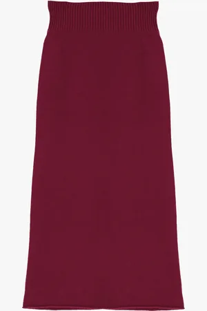 Imperial Falda midi de punto