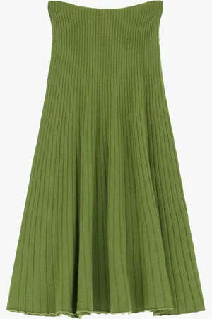 Imperial Falda midi de punto de talle alto