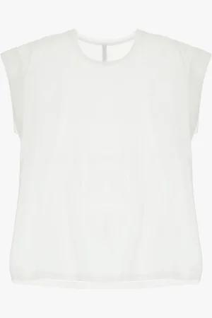 Imperial Top sin mangas de corte fluido