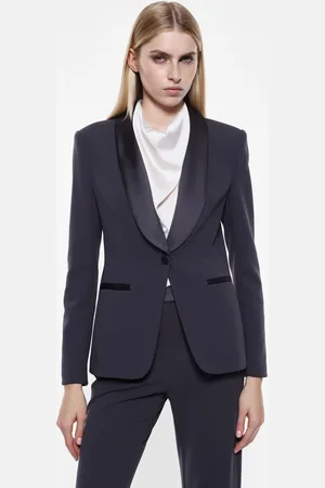 Imperial Blazer con cuello de chal delicado