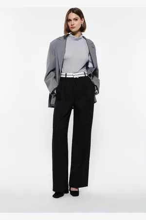 Imperial Pantalones anchos cintura alta estampados