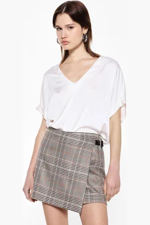 Imperial Camiseta con cuello en v y mangas cortas