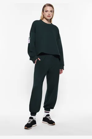 Imperial Pantalones con cintura y tobillos elásticos