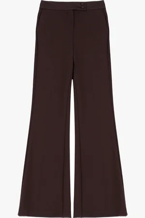 Imperial Pantalones acampanados con doble cierre