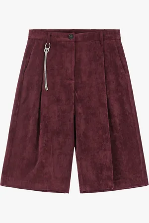 Imperial Bermudas de pana con parche