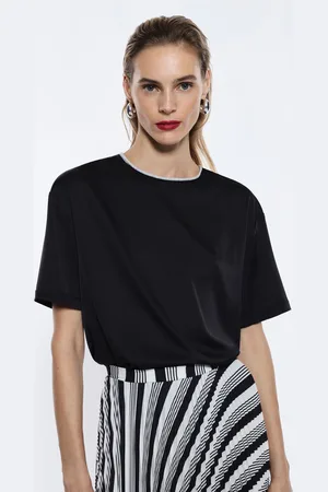 Imperial Camiseta cuello redondo con detalle de gota