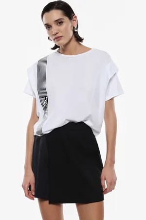 Imperial Camiseta de cuello redondo con estampado gráfico