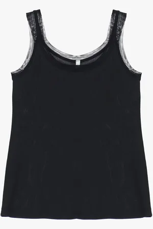 Imperial Camiseta sin mangas cuello redondo