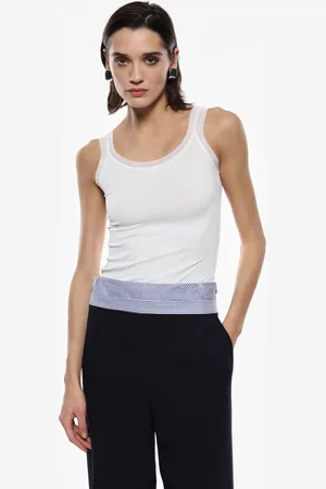 Imperial Camiseta sin mangas cuello redondo