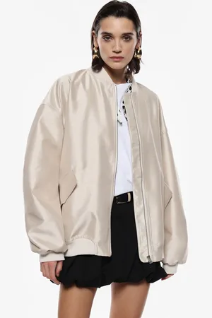 Imperial Chaqueta bomber oversize efecto satin con cremallera