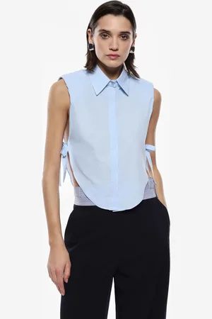 Imperial Camisa sin mangas cuello clásico