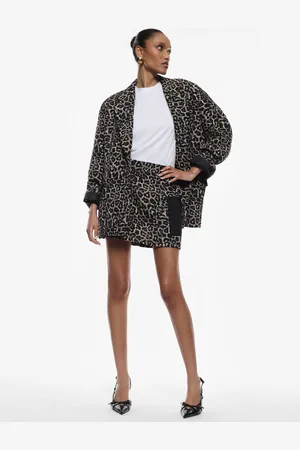 Imperial Falda corta estampado animal
