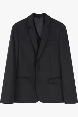 Imperial Blazer de botonadura estampada efecto satin