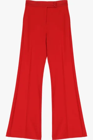 Imperial Pantalones acampanados con doble cierre